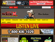Tablet Screenshot of country1029wkik.com